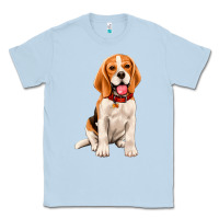 Dusty Blue beagle Classic Tee - Artiststas