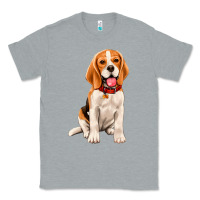 Heather Grey beagle Classic Tee - Artiststas