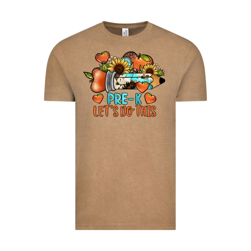 Pre K Let's Do This Vintage Tee by JahusDesignShop | Teevron