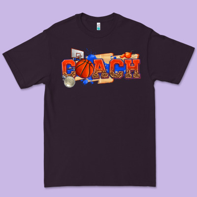 Premium Tee basketball coach