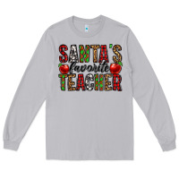 Moon Dust santa's favorite teacher Long Sleeve Tee - Jasminsmagicworld
