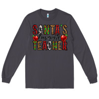 Smoke santa's favorite teacher Long Sleeve Tee - Jasminsmagicworld