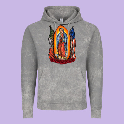 Our Lady Vintage Hoodie Designed By Racoondesign