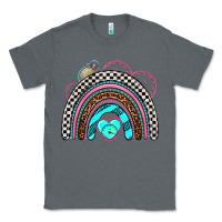 Charcoal Heather race rainbow Classic Tee - AdoDesignShop
