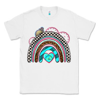 White race rainbow Classic Tee - AdoDesignShop