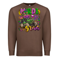 Chestnut mardi gras monster truck Premium Sweatshirt - LillyAllenDesigns