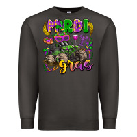 Smoke mardi gras monster truck Premium Sweatshirt - LillyAllenDesigns