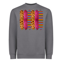 Storm Pink Leopard Serape Brush Strokes Heavyweight Sweatshirt - Bettercallsaul