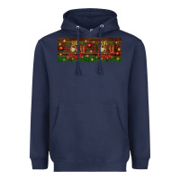 Navy oh holy night Heavyweight Hoodie - BundleAndBundleShop