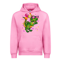 Fuchsia Pink birthday t rex pink Urban Hoodie - CowGirlArtShop