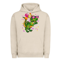 Pigment French Oak birthday t rex pink Urban Hoodie - CowGirlArtShop