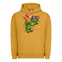 Pigment Peanut Butter birthday t rex pink Urban Hoodie - CowGirlArtShop