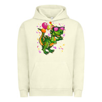 Pigment Pistachio birthday t rex pink Urban Hoodie - CowGirlArtShop