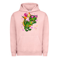 Birthday T Rex Pink Urban Hoodie | Teevron