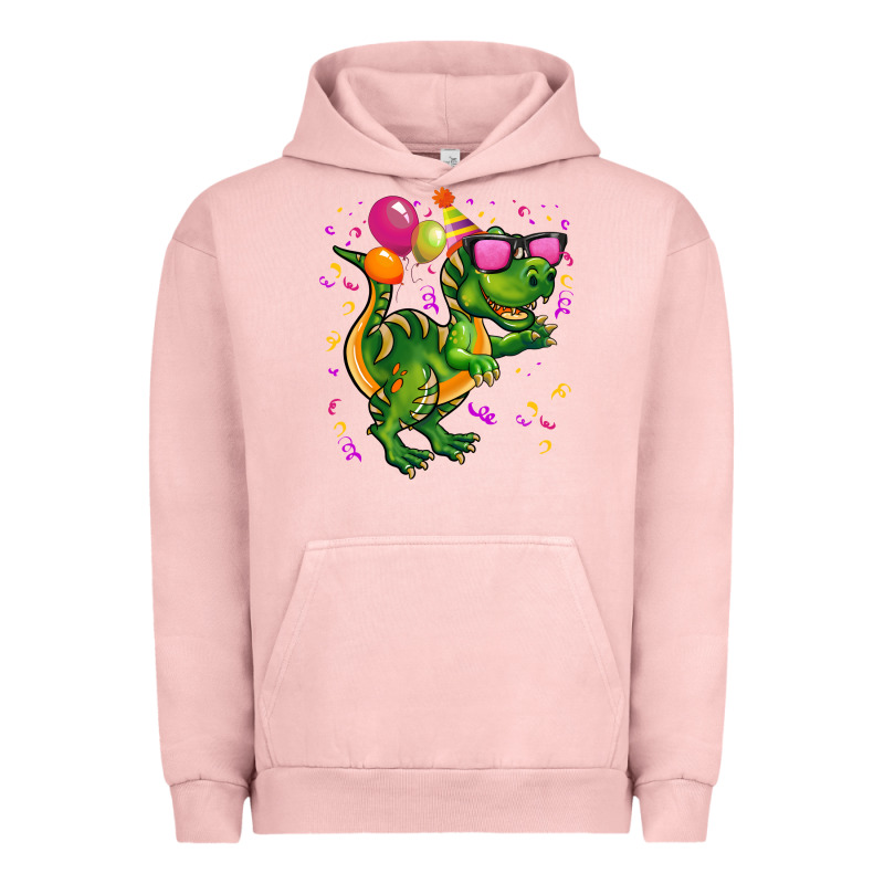 Birthday T Rex Pink Urban Hoodie by CowGirlArtShop | Teevron