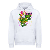 White birthday t rex pink Urban Hoodie - CowGirlArtShop