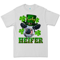 Dove Grey Lucky heifer Premium Tee - RanaPortraitStore