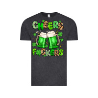 Vintage Black cheers fuckers Vintage Tee - Artiststas