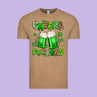 Cheers Fuckers Vintage Tee Designed By Artiststas