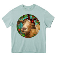 Arona Farm Goat Christmas Heavy Core Tee - RanaPortraitStore