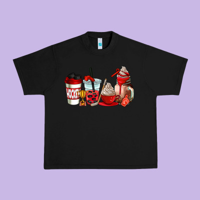 Hockey Coffee Cups Urban Heavy Tee Designed By Adodesignshop