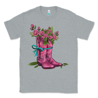 Valentines Day Western Boots And Roses Classic Tee | Teevron