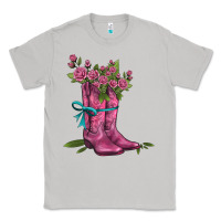 Moon Dust valentines day western boots and roses Classic Tee - AdoDesignShop