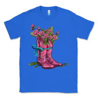True Royal valentines day western boots and roses Classic Tee - AdoDesignShop