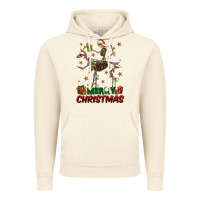 Vintage Artic merry christmas deer skeleton Vintage Hoodie - FaDigitalArtStudio
