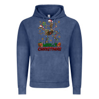 Merry Christmas Deer Skeleton Vintage Hoodie | Teevron