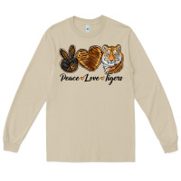 Mushroom Peace Love Tigers Long Sleeve Tee - LillyAllenDesigns