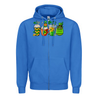 True Royal st. patricks day coffee cups Zipper Hoodie - MaliasSmallBusiness
