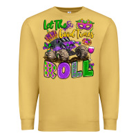 Antique Gold let the good times roll with mardi gras monster tr Premium Sweatshirt - LillyAllenDesigns
