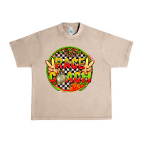 French Oak Race coach with leopard and peace hand Urban Heavy Tee - AdoDesignShop