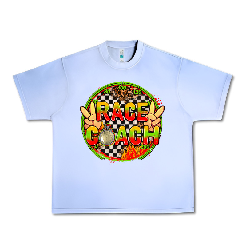 Race Coach With Leopard And Peace Hand Urban Heavy Tee by AdoDesignShop | Teevron