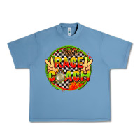Pebble Blue Race coach with leopard and peace hand Urban Heavy Tee - AdoDesignShop