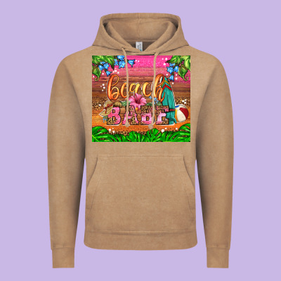 Beach Babe Vintage Hoodie Designed By Hra Design Shop