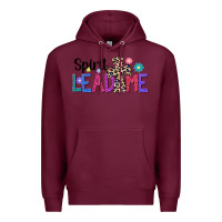 Burgundy spirit lead me Premium Hoodie - JahusDesignShop