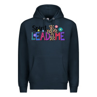 Navy spirit lead me Premium Hoodie - JahusDesignShop