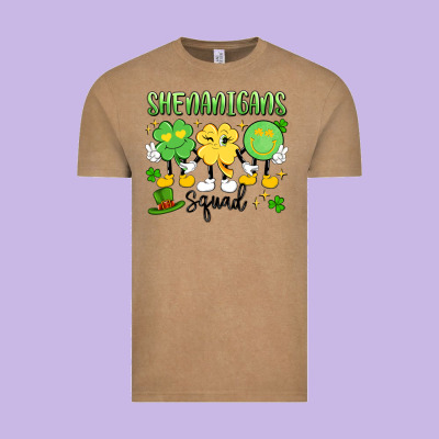 Shenanigans Squad Vintage Tee Designed By Artiststas