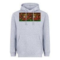 Heather Grey Oh Holy Night Heavyweight Hoodie - BundleAndBundleShop