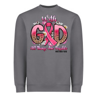 Storm breast cancer with god all things are possible Heavyweight Sweatshirt - Artiststas