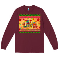 Burgundy autism awareness love Long Sleeve Tee - BarkalooDesign