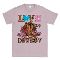 Lilac valentines day love my cowboy Classic Tee - AdoDesignShop