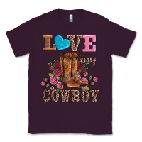 Plum valentines day love my cowboy Classic Tee - AdoDesignShop