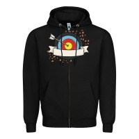 Black custom name archery Zipper Hoodie - MaliasSmallBusiness