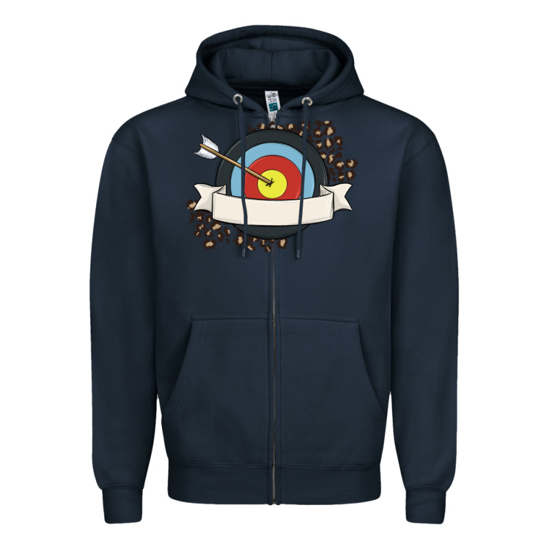 Custom Name Archery Zipper Hoodie by MaliasSmallBusiness | Teevron