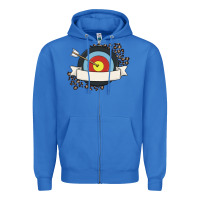 True Royal custom name archery Zipper Hoodie - MaliasSmallBusiness