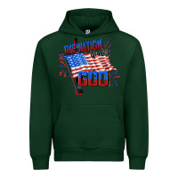 Forest Green one nation under god Urban Hoodie - CowGirlArtShop