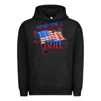 Pigment Black one nation under god Urban Hoodie - CowGirlArtShop